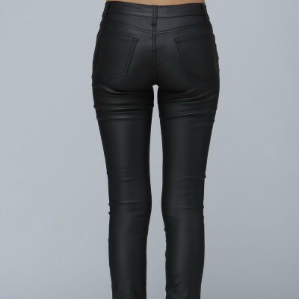 NWOT matte leather pants